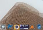 Brown PTFE Coated Fiberglass Mesh Fabric 600GSM 1MM Conveyor Belt Cloth