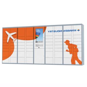 Intelligent Parcel Delivery Lockers With Bar Code / Stainless Steel Keypad