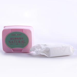 China Non Woven Facial Cotton Tissue , Wet Tissue Paper For Oily Face Smooth Texture factory