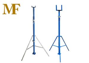 China Blue Powder Coated Shoring Prop Tripod Steel Fork Head Durable factory