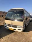 26 Seats Used TOYOTA Coaster Mini Bus Passenger Tourism Bus With Electric Door