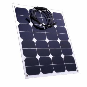 China 50W ETFE Flexible Solar Panel For 12V Mono Waterproof Solar Energy System on sale