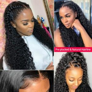 China Human Hair Extension Wig For Styling Long Curly Human hair Lace Front Wigs factory