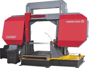 China G4280 Metal Iron Plate Cut Gantry CNC Horizontal Band Saw factory