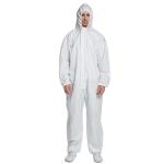 Anti static anti UV water proof cotton medical disposable hooded coverall