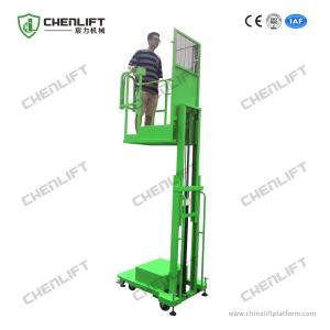 China 200kg Semi - Electric Aerial Warehouse Order Picker 2.7m 3.3m 4.0m 4.5m factory