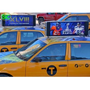 High Brightness In-Vehicle LED Information Display For Taxi , In-Vehicle LED