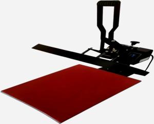 China Light Manual Heat Press Machine 50x40 For Tshirts Mirrors Flags Glasssublimation heat transfer press machine factory