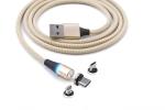 Aluminum Alloy Magnetic Fast Charge Magnetic Cable , High Speed Charging Data