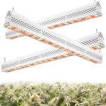 300W Green House Waterproof LED Grow Lights Linear Design 4'*4' Foot Print