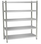 Commercial Kitchen five Tier Detachable Assembly Stainless Steel Shelving Units