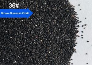 China Sandblasting Brown Aluminium Oxide Blasting Media Abrasive Blasting Media Grit Size 36# factory