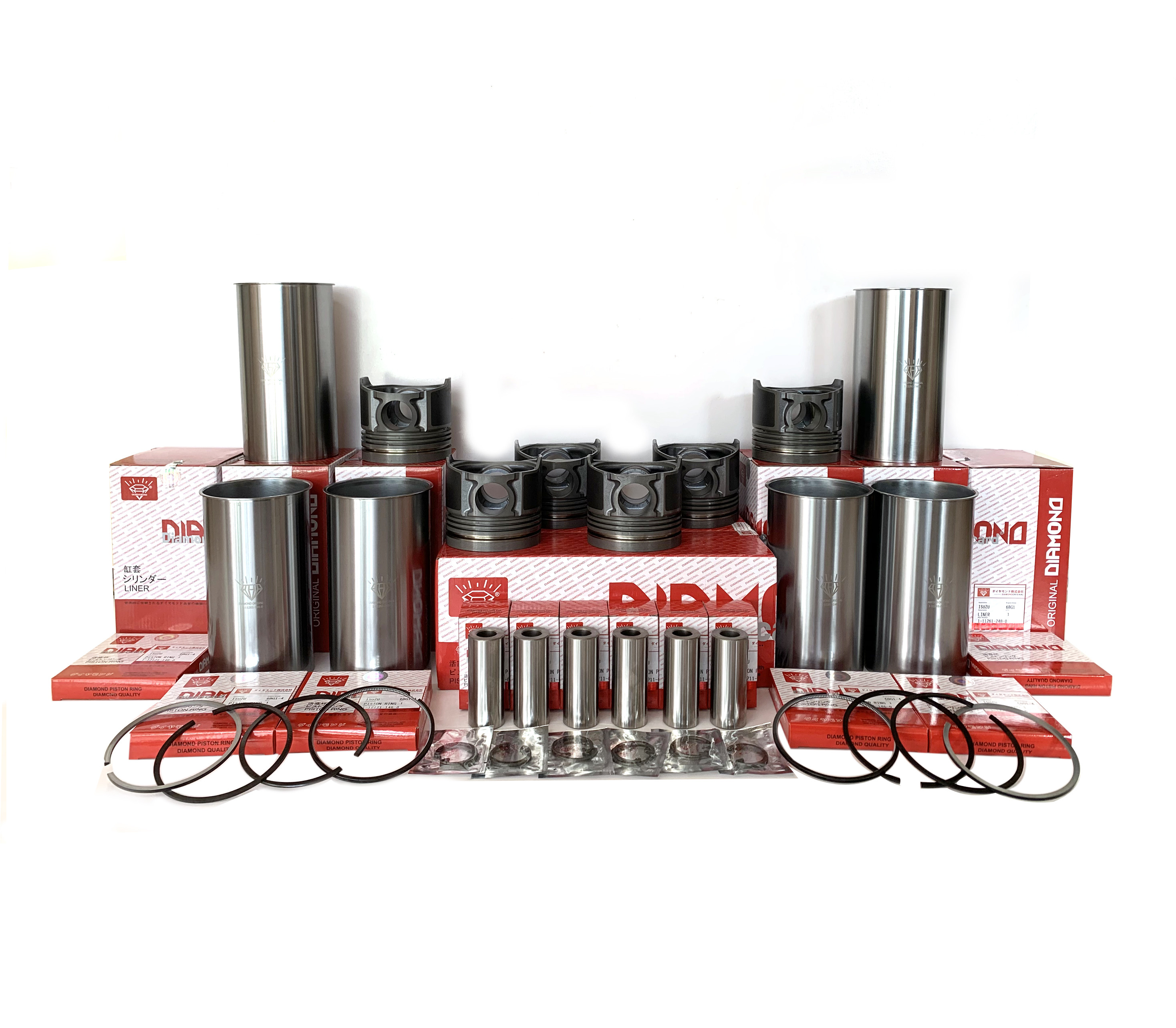 1-1211-574-0 6BG1-4 SH200A3 Excavator Engine Parts Full Overhaul Kit SL340 ZAX200-3