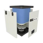 65mm Inlet Desktop Fume Extractor , Benchtop Solder Smoke Absorber 150W Smaller