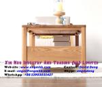Wood color OAK Wooden Rectangle Coffee Tables Living Room Furniture
