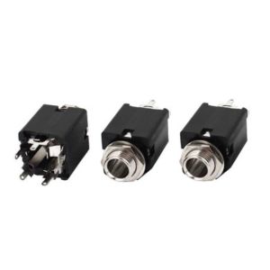 Vertical PCB Mounted Small Electrical Connectors 5 Pin Female Jack Socket