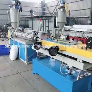China PE Plastic Processed Single-Screw PVC Corrugated Pipe Extruder Machine for Products factory