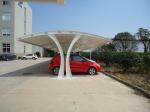 Architecture Tensile PVC Membrane Structure Rain And Sunshine Shelter
