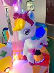 Crown Carousel for Amusement Park Kid's Fun Roundabout Horse