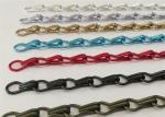 Gold Aluminum Decorative Wire Mesh 3m Width Metal Chain Fly Curtain