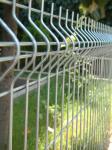 Galvanized electrostatic spray or PVC dipped coating SHS post welded mesh fence