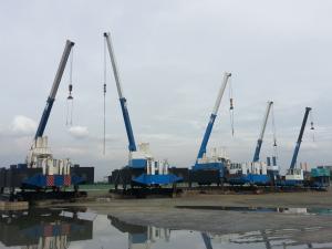 China Small Pile Driving Equipment For Precast Concrete Spun Pile Square Pile factory