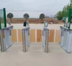 SUS304 SS316 Security Speed Pedestrian Turnstile Gate For Office School