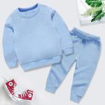 Children'S Outfit Sets Solid Color Sweater Sets Children'S Cotton Two Piece