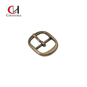 China OEM Antirust Oval Brass Belt Buckle Practical Zinc Alloy Material factory