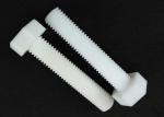 Metric Hardware Nuts Bolts White PP M10 Hex Bolt DIN 933 Full Threads