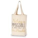 Reusable Grocery Shopping Foldable Canvas Tote Bag