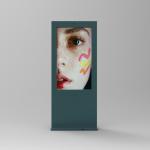 Commercial Floor Standing Digital Signage 1920x1080 RoHS Certificated