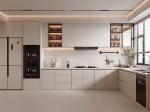 Modern High End Customize European Living Room Kitchen Cabinet For Apartment