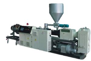 China Easy Operation Plastic Extrusion Equipment Hardened Gear Surface Double Conical factory