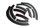 Customized Wheel Arch Flares Lexus RX270 / 350 450 2009 2012 Wheel Arches