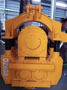 China 1000RPM 35t Crawler Vibro Hammer Sheet Concrete Pile Driver factory