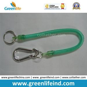 China Carabiner Long Stretchable Bungee Cord Tether W/Split Ring factory