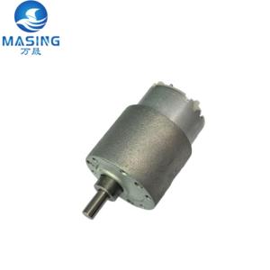 China 37mm Gearbox Metal Gear Motor GM37-500 High Torque DC 12V Geared Motor Low-speed factory