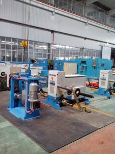 China Doubling Wire Twisting Machine , Active Copper Wire Bunching Machine factory