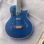 Grand factory custom quality six string electric guitar, blue personally welcome