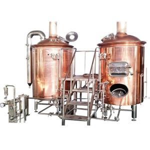 China Easy to Operate Copper Beer Kvass Brewing Equipment for Turnkey Project Construction factory