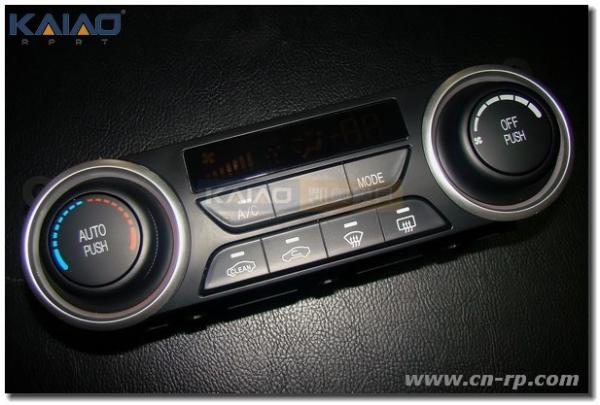 CNC Lathe Aluminum ABS PMMA Car Air Conditioning Control Panel Rapid Prototype