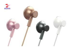 China Chinese supplier universal mobile phone wired earphone with mic handsfree Impedance:32Ω±20％ Sensitivty:108±3dB factory