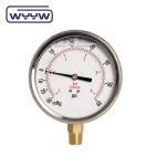 Glycerine Filled Hydraulic Industrial Compound Pressure Vacuum Gauge 1 Bar -3