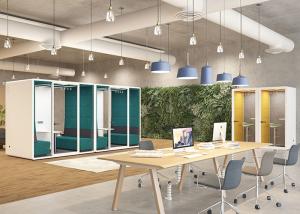 China Movable Office Phone Booths Easy Assemble Silent Soundproof Work Pod be quiet space factory