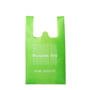 China Large Reusable T-Shirt Eco-Friendly Multi-Colors Shopping Bag factory