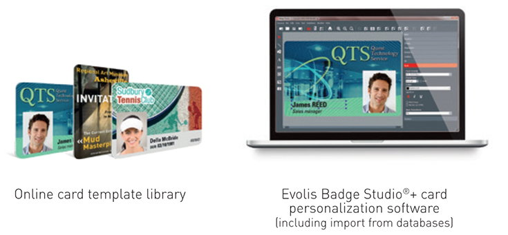 Evolis Badgy 200 Single Sided PVC Smart Card Printer for Versatile ID Printing Options