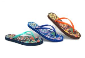 China Summer High End Ladies Rubber Slipper PVC PE factory