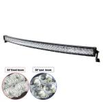 54" 300W Double-row Curved 6000K Spot/ Flood/ Combo Car Lightbar for Off-road