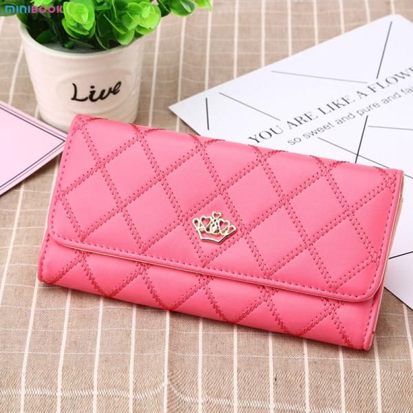 Custom Logo Ladies Long Wallet Fashion Large Capacity Pu Leather Card Holder